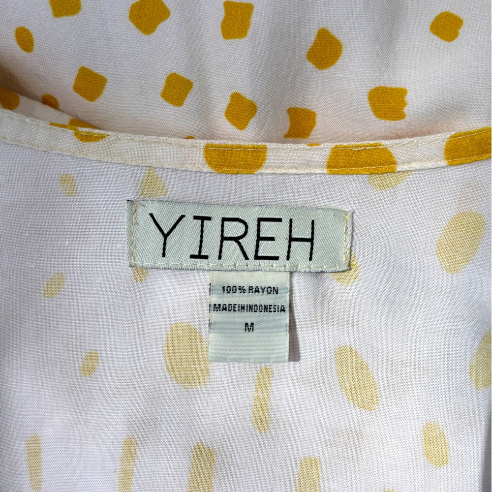 YIREH CLEO Dress in Starfruit print, size Med, EUC - Picture 9 of 12